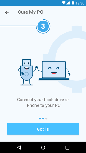 Suspicious app review screen in Trojan Scanner